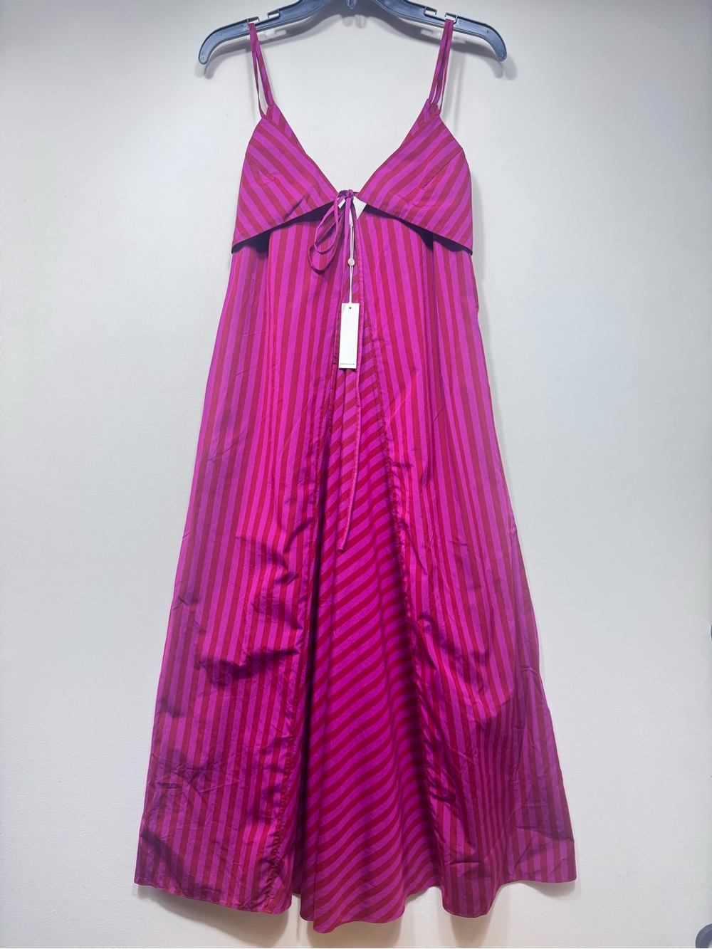Rebecca Taylor Womens Hibiscus Marseille Stripe Cotton Maxi Dress Size 0
